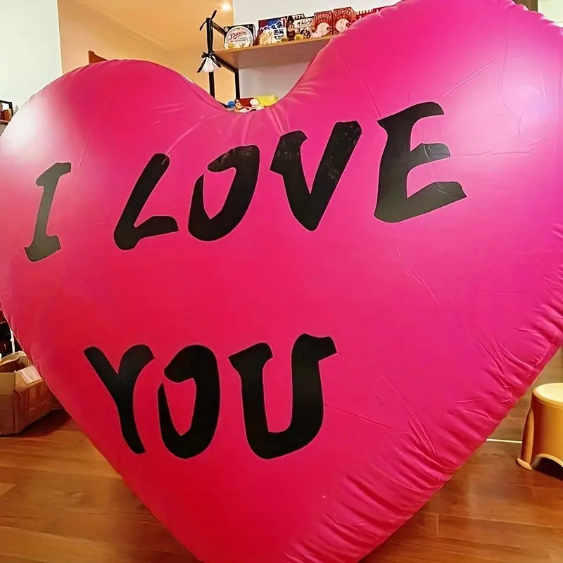 Winner Party 65" Hot Pink Heart Shape Balloon