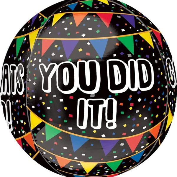 Anagram 15" Congrats Grad Orbz Balloon