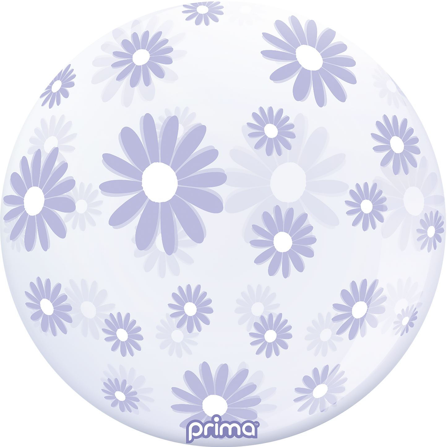 20” Pale Lavender Daisies Sphere