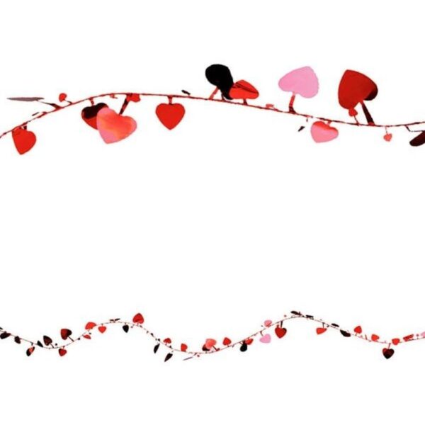 Amscan Heart Garland 12' Long