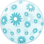 Prima 20" Blue Daisy Flower Sphere Balloon 1ct