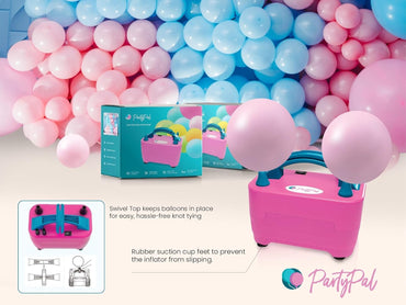 PartyPal Electric Balloon Pump Pink 1ct- PremiumConwin