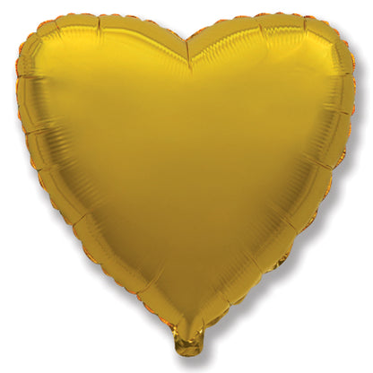 Winner Party 65" Gold Heart Balloon