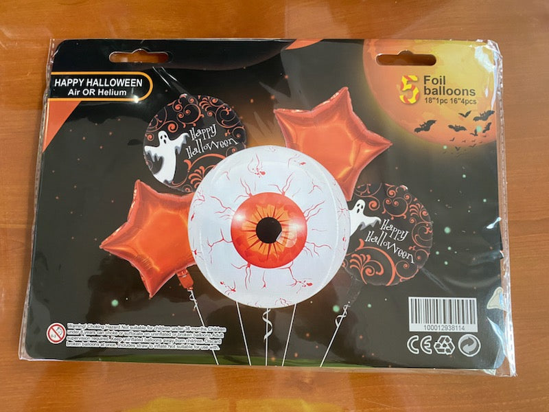 Winner Party Eyeball Halloween Bouquet 5ct