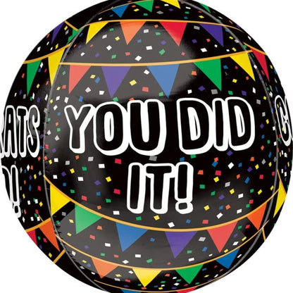 Anagram 15" Congrats Grad Orbz Balloon