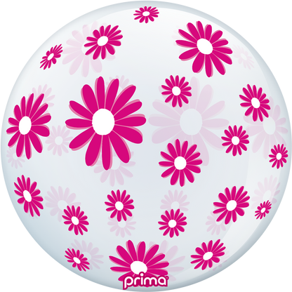 20” Hot Pink Daisies Sphere