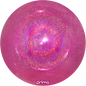 18" Hot Pink Glitter Sphere