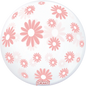 Prima 20" Light Pink Daisy Flower Sphere Balloon 1ct