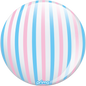 20” Pink & Blue Stripe Sphere