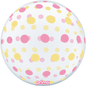 20” Pink Gold Dots Sphere