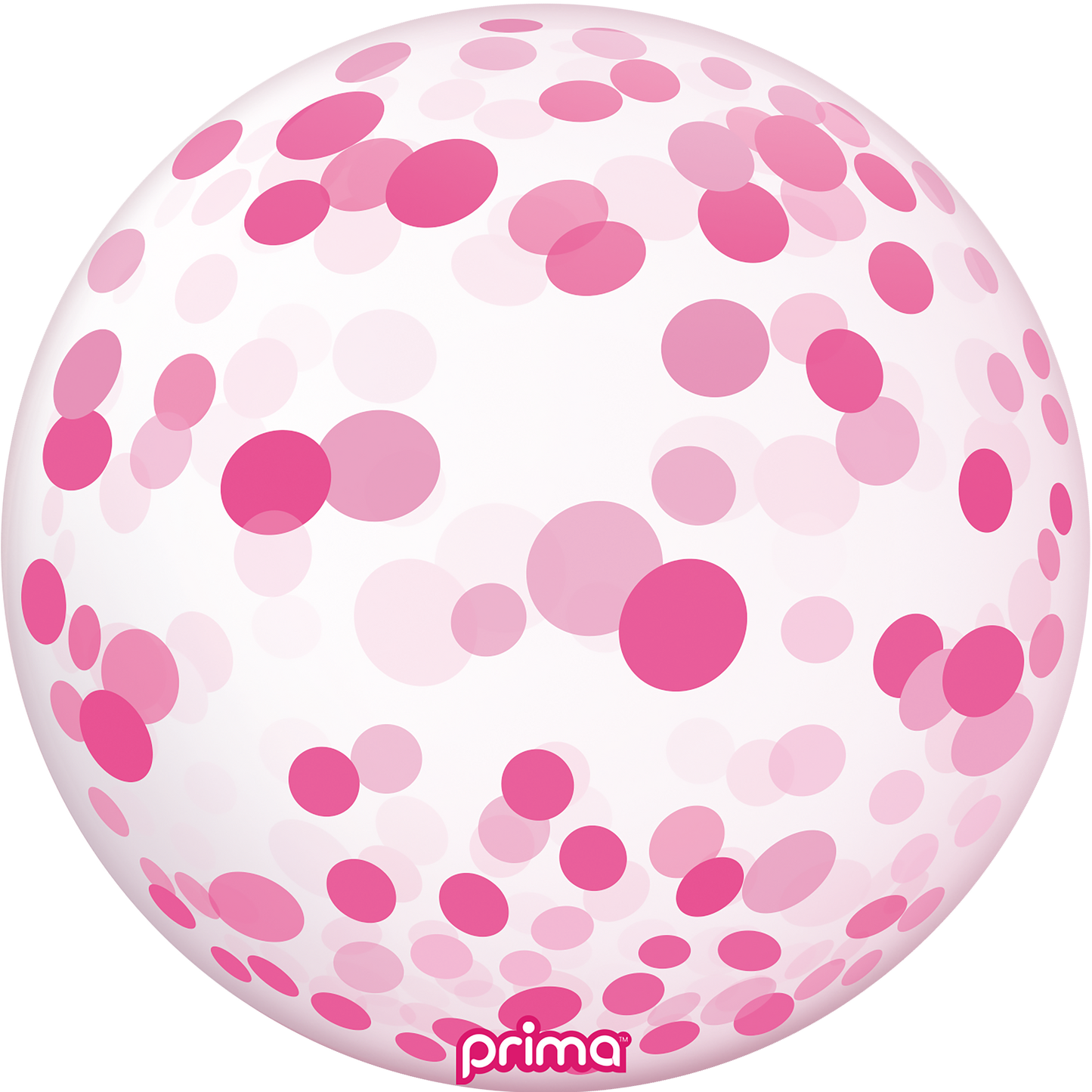 20” Pink Confetti Sphere