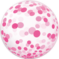 20” Pink Confetti Sphere