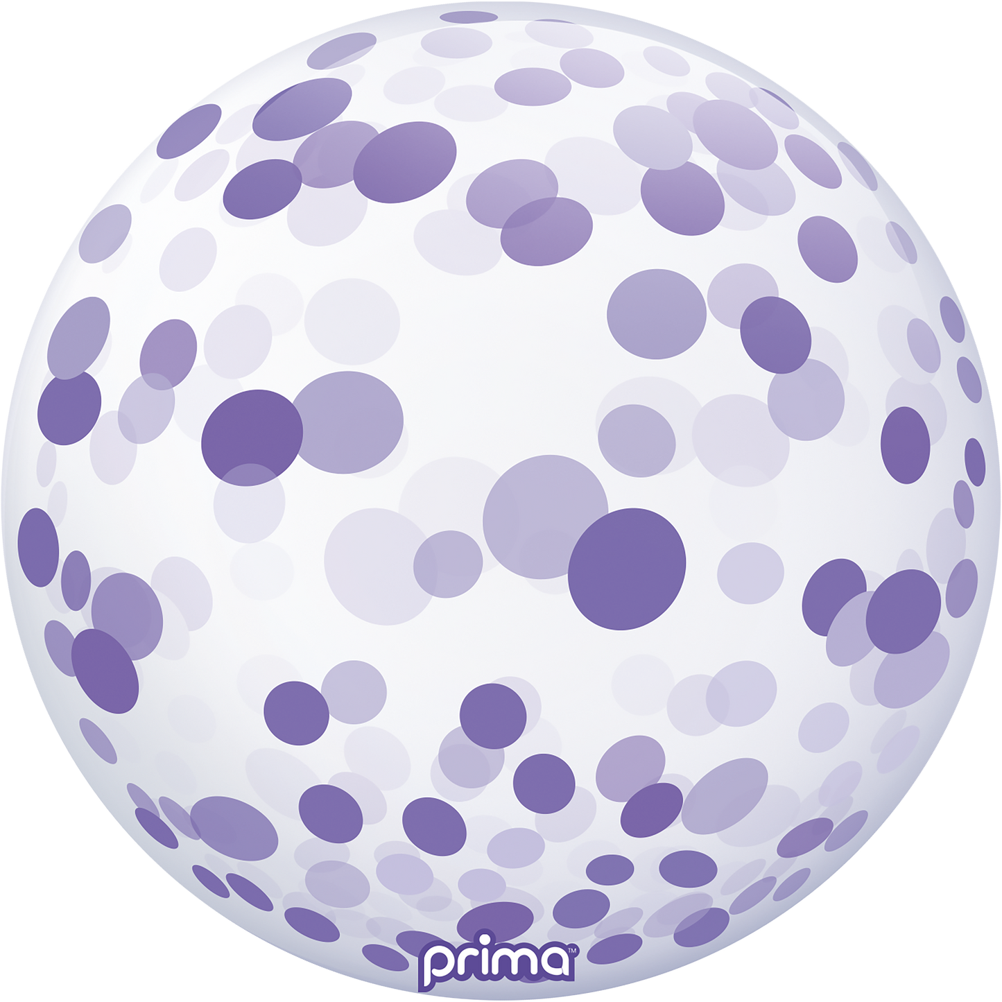 20” Purple Confetti Sphere