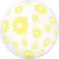 20” Yellow Daisies Sphere