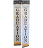 Winner Party 6ft Congrats Graduation Vertical Cloth Banner 2pc