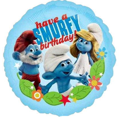 Anagram 18" Smurf Birthday Balloon