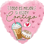 ConverUSA 18" Todo es Mejor Contigo Balloon