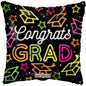 ConverUSA 18" Congrats Grad Neon Caps Balloon-Flat