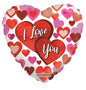 ConverUSA 18" I Love You Hearts Balloon