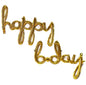 Party America 16" Gold Happy Birthday Balloon Banner