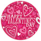 Amscan 7" Happy Valentine's Day Plates