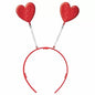 Amscan Red Plastic Glitter Heart Valentine's Day Head Bopper (7-Pack)