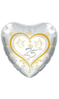 CTI 18" Anniversary Heart Balloon