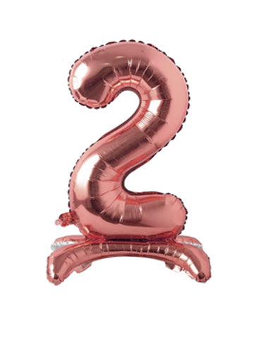 34" Rose Gold Foil Standing Numbers (Winner Party)