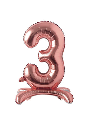 34" Rose Gold Foil Standing Numbers (Winner Party)