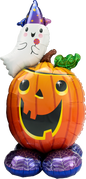 Anagram 56" Pumpkin and Ghost Airloonz Balloon