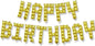 Winner Party 16" Gold Lego Happy Birthday Banner