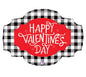 Betallic 32" Buffalo Plaid Valentine Foil Balloon