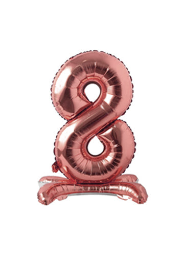 34" Rose Gold Foil Standing Numbers (Winner Party)