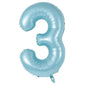 Party America 34" Pastel Blue Jumbo Numbers