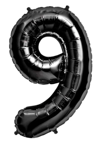 Party America 34" Black Jumbo Numbers