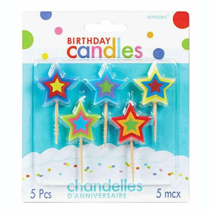 Amscan Star Birthday Candles