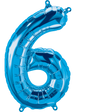 Party America 16" Blue Numbers
